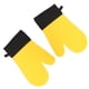 thumbnail image 1 of Guantes De Horno, De Silicona, Cómodos De Usar, Resistentes Al Agua, Antideslizantes, 2 Guantes De Cocina Para Cocinar Panadería, 1 of 7