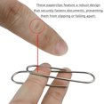 thumbnail image 3 of shiyou-14 PCS 4 Inch (100mm) Extra Large Paper Clips Silver Rust Resistant Metal Strong Jumbo Paperclips for Office School Documents, 3 of 4
