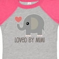 thumbnail image 4 of Inktastic Loved by My Mimi Grandchild Boys or Girls Baby Bodysuit, 4 of 5