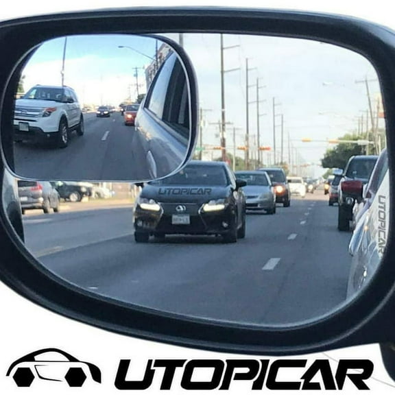 Utopicar Blind Spot Mirrors XLarge for SUV Side View Mirrors, Multicolor, 2 Pack