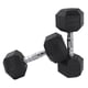 thumbnail image 1 of Par de Mancuernas Hexagonales Fire Sports Caucho Negro 12.5Kg, 1 of 3