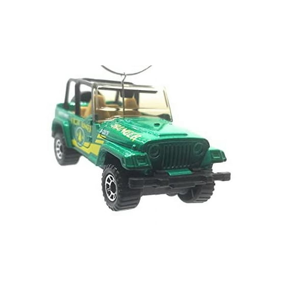 Christmas Ornament for 1998 Jeep Wrangler TJ Green