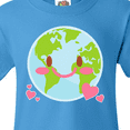 thumbnail image 4 of Inktastic Happy Earth Day with Hearts Youth T-Shirt, 4 of 5