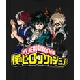 thumbnail image 2 of My Hero Academia Big 3 Men's Black Crew Neck Short Sleeve T-shirt-3XL, 2 of 3