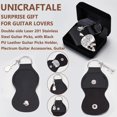 thumbnail image 5 of 1pcs Personalized Guitar Picks Gifts Guitar Pick Keychain Mountain Aurora Stainless Steel Guitar Pick with PU Leather Case Plectrum Guitar Set, 5 of 9
