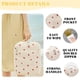 thumbnail image 3 of Qarigey Bolso de tela de pana con aislamiento para desplazamientos diarios Bolsa de almuerzo de pana fresa viaje Bolsas de mensajero y de hombro Beige, 3 of 6