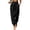 *Black, variant on ClodeEU Women's High Waist Button Tapered Dress Pants with Pockets,Business Casual Work Trousers Black,Women's Plus L