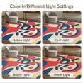 thumbnail image 7 of ODIKA 4'x6' Red Blue Beige Abstract Design Washable Area Rug Modern Geometric Art with Bold Shapes Pet Friendly, Non-Shedding for Bedroom, Reading Nook, 7 of 7