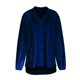 thumbnail image 5 of Fiudx Ofertas Flash Del Día Solo En Línea Camisa Plisada con Botones y Cuello En V de Manga Larga de Color Sólido de Terciopelo Dorado para Mujer, 5 of 7