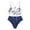 a-4Purple2, variant on VNKIDY Womens Thin Spaghetti Strap V Neck Cross Back Floral Print Top Solid High Waist Two Piece Bikini Set Regular Fit Quick Dry Summer Beach Swim Bath Suits For Ladies XL