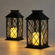 thumbnail image 2 of 1/2PCS Solar Lantern, Flickering Flame-less Candle LED Light, Garden Hanging Decoration, for Courtyard and Party Decoration, 2 of 2