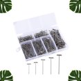 thumbnail image 4 of MasteelfCA 1 Box/450pcs T Shaped Needles Set Metal T-Pins for Wig Making Sewing Knitting Modelling Crafts, 4 of 8