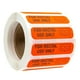 thumbnail image 3 of 500 etiquetas adhesivas de papel para uso rectal únicamente con superficie impermeable. 500 etiquetas. Naranja, 3 of 9