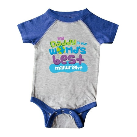 

Inktastic My Daddy is the World’s Best Millwright Gift Baby Boy or Baby Girl Bodysuit
