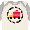 thumbnail image 4 of Inktastic My Nana Loves Me Valentine Boys or Girls Long Sleeve Baby Bodysuit, 4 of 5