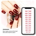 thumbnail image 4 of Vogacara 24 piezas de uñas postizas de ataúd resistentes a los arañazos de bailarina corta coloridas uñas acrílicas artificiales de color sólido DIY Juegos de manicura 11 rosa Vogacara CE011412-11, 4 of 4