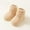 Beige, variant on 100% Cotton Kids Terry Bootie Socks - Non-Slip Grips & Stay-On Cuffs, Unisex for Kids Newborn 0-6 6-12 Months, Brown (1 Pair),Size 9 Months