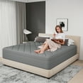 thumbnail image 2 of 14 Inch Queen Gel Memory Foam Hybrid Mattress Pocket Spring In A Box Medium Firm, 2 of 6