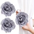 thumbnail image 1 of 1 Paire de Attaches de Rideau Design Floral Clips Magnétiques Accessoires de Rideau, 1 of 10