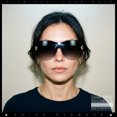 thumbnail image 3 of SA106 Womens Oversize Shield Curved Wrap Around Fashion Sunglasses / Gold Frame - Gradient Black Lens, 3 of 7