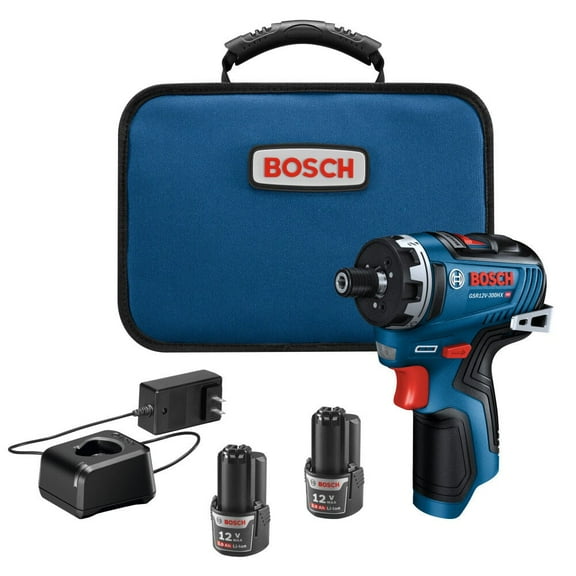 Bosch 12V Max 1/4Inch Hex Two-Speed Screwdriver Kit