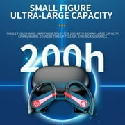 Wireless Bluetooth Earbuds 120H Playtime Bluetooth 5.3 Ear Buds for Sports, Hi-fi Stereo Earphones with LED Display Charging Case, Headphones for Running/Workout Bluetooth