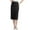Black, variant on HXWCHs Women's Stretch Pencil Midi Skirt High Waist Slim Fit Bodycon Elegant Business formal Attire Black L