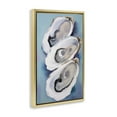 thumbnail image 4 of Stupell Industries Three Oyster Shells Animals & Insects Painting Gold Floater Framed Canvas Art Print Wall Art, 17 x 25, 4 of 10