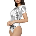 thumbnail image 2 of Naloa German Shepherd Dog Women's Short-Sleeved Onesie, One-Piece Swimsuit for Parties, dates, clubs - X-Large, 2 of 9