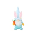 thumbnail image 2 of Advancent Decoraciones de Pascua Festival Decoración Muñecos de peluche Fiesta de primavera Adornar Diseño de escena DIY Sentado Conejo Gnomo Muñeca Kits de decoración para fiestas Azul Advancent HA061965-01B, 2 of 6