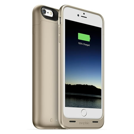 Mophie Iphone 4s Refurbished mophie Juice Pack 2600mAh Protective Battery Case for iPhone 6s PLUS & 6 PLUS - Gold (Refurbished) ()