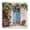 Greek Blue Doorway Landscape, variant on Stupell Industries Greek Doorway with Tree Town & City Painting Gallery Wrapped Canvas Art Print Wall Art, 17 x 17