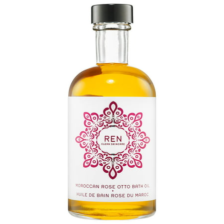 REN Moroccan Rose Otto Bath Oil, 4.08 Oz