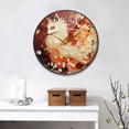 thumbnail image 4 of BZSMCE Wall Clock Acrylic Size：9.5*9.5in/11.9*11.9in Dance Of Flames Design Pattern Clock, 4 of 10