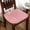 Pink, variant on Super Soft And Comfortable Plush Chair Cushion With Fixed Rope Non Slip Winter Warm Seat Cushion Comfortable Dining Chair Cushion Suitable For Home Office Patio Dormitory Library Plush, Red One Size
