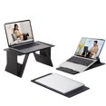 thumbnail image 4 of Hyasfey Laptop Stand Space-saving Foldable Computer Support Stand Adjustable Small Laptop Desk for Home Bedroom, 4 of 8