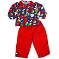 thumbnail image 1 of Nick & Nora - Baby Girl 2-Piece Pant Set 2959-24Months (Red/Royal Apples), 1 of 3