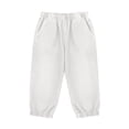 thumbnail image 5 of Aboser Knee Length Capri Pants for Women Trendy High Waisted Capris Summer Casual Cinch Buttom Pants Lightweight Soft Beach Vacation Trousers with Pockets, 5 of 6