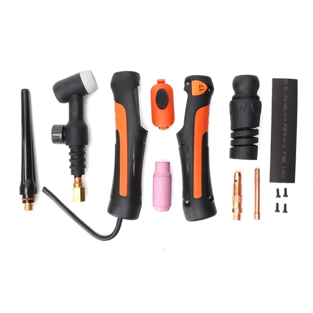 Kenally Juego de cabezales de soplete de soldadura, Kit de herramientas de abrazadera de electrodo refrigerado por viento, máquina soldadora de mano Suministros de soldadura Kenally TO008431-00