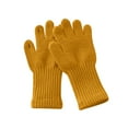 thumbnail image 2 of NAISIBABY Winter Gloves for Boys Girls, Thicken Warm Stretch Full Finger Kids Knit Gloves Yellow, 2 of 4