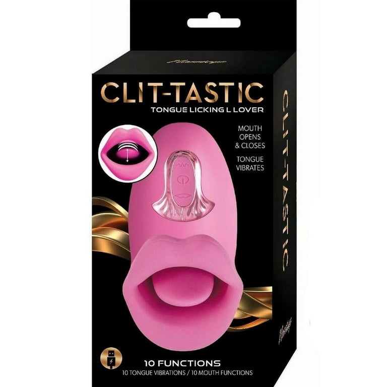 Nasstoys Clit-Tastic Tongue Licking Lover Rechargeable Silicone Cilitrol  Vibrator, Pink - Walmart.com