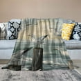 thumbnail image 2 of Pratyus Seagulls Print Throw Blanket Lightweight Soft Blanket for Bed Sofa Living Room Decor All Seasons Hand Feel 50x60in, 2 of 6