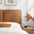 thumbnail image 3 of Pemberly Row Tête de Lit Moderne en Cuir Végan pour Lit Simple, Finition Beige, 3 of 8