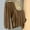 01 Brown, variant on Weiqiqre Womens Pants 2 Piece Outfits Flowy Ruffle Tops Palazzo Pants Suits Elegant Casual Dressy Two Piece Linen Sets