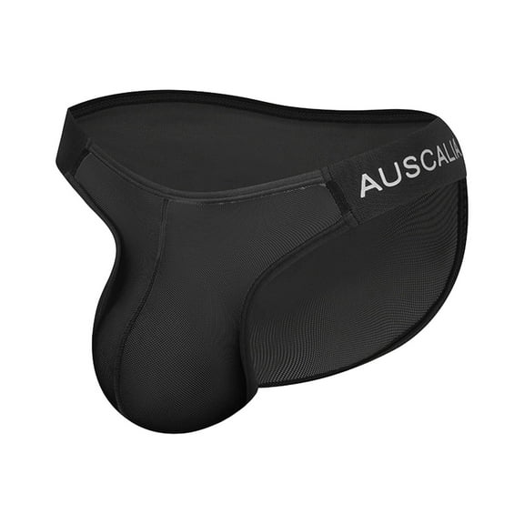 Xdzjlr Men'S Boxer Briefs,Stretch Low Rise Trunks Daily Wear Home Elastic Fabric Soft Mens Underwear Briefs,L