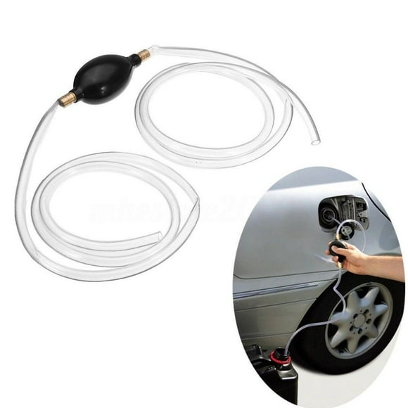 2PCS Car Manual Siphon Hose Motorcycle Manual Siphon Hose Water Pump Aquarium Water Changer Oil Suction