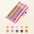 thumbnail image 2 of Bolsa de con Cremallera de 120 Piezas, Bolsa con Cremallera en 10 Colores, Bolsas Multiusos con Cremallera para Organizar Artículos Esenciales de Maquillaje, Oficina, 2 of 5