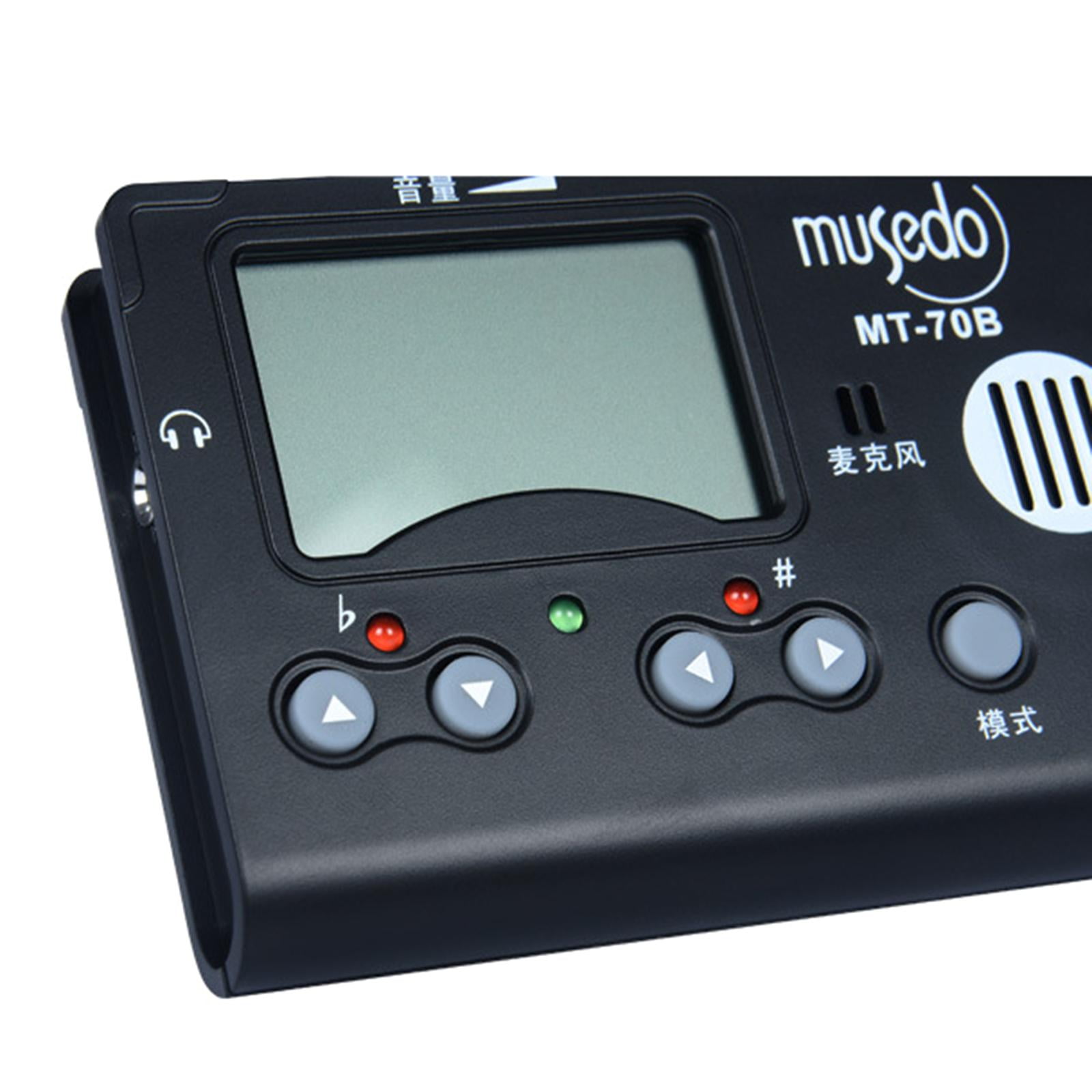 Electronic Digital 3 in 1 Tuner Metrono me Tone Generator for Guzheng Plastic