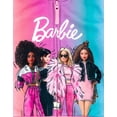 thumbnail image 3 of Barbie Fleece Zip Up Hoodie Toddler to Big Kid, 3 of 5