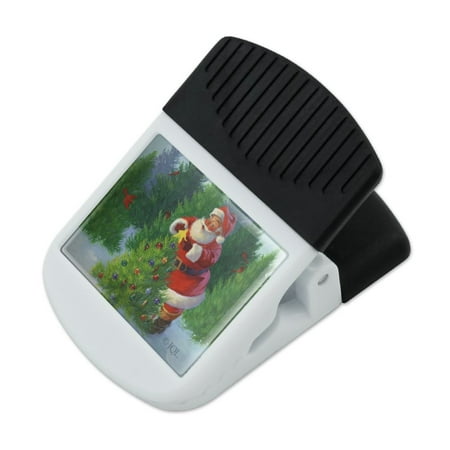 

Christmas Holiday Santa Claus Trees Refrigerator Fridge Magnet Magnetic Hanging Hook Note Snack Clip